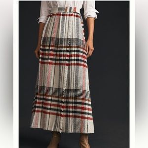 NWT Mare Mare x Anthropologie Blanket Maxi Skirt size L